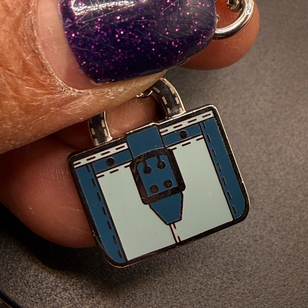 Coach Soho Purse Bag Charm – Multicolor Handbag Charms | Silver Tone - Picture 11 of 11